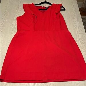 Simply Vera Vera Wang Vibrant Red Mini Dress